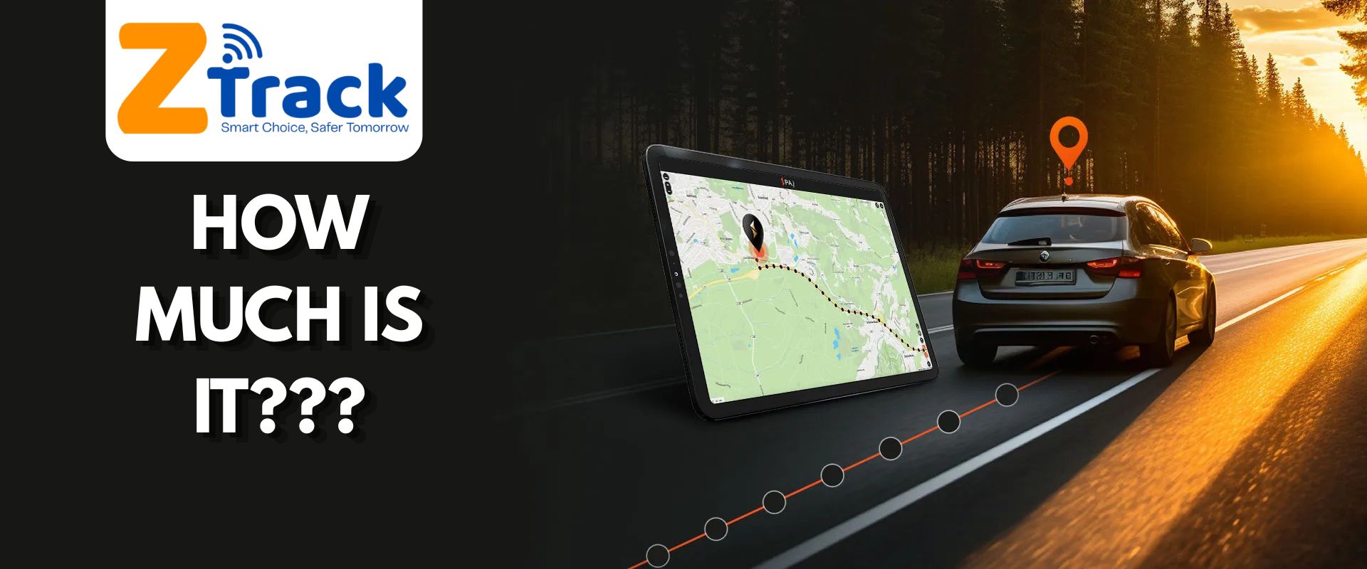 Car tracker price in Zimbabwe showing GPS vehicle tracking and real-time vehicle location